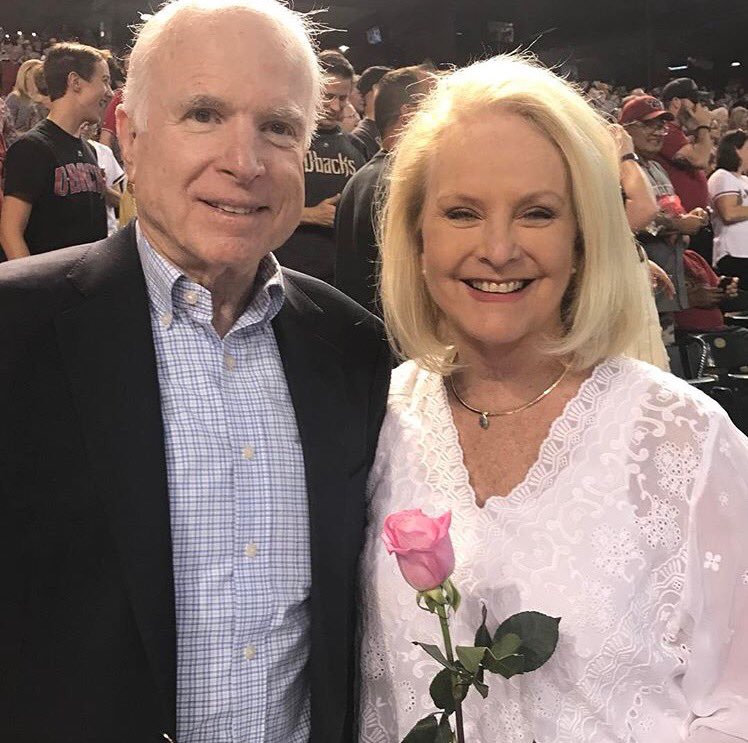 Happy 37th anniversary to my love @cindymccain - time flies when you’re having fun! 