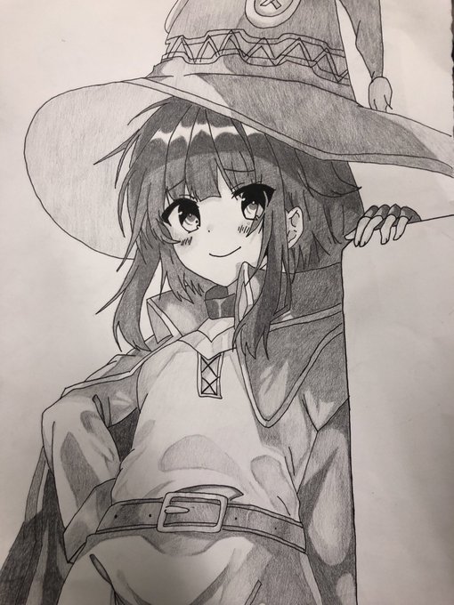 学校でめぐみん描いてみた!けっこう大変だったわ#このすば #めぐみん #模写#絵描きさんと繋がりたい 学校でめぐみん描いてみた!けっこう大変だったわ#このすば #めぐみん #模写#絵描きさんと繋がりたい