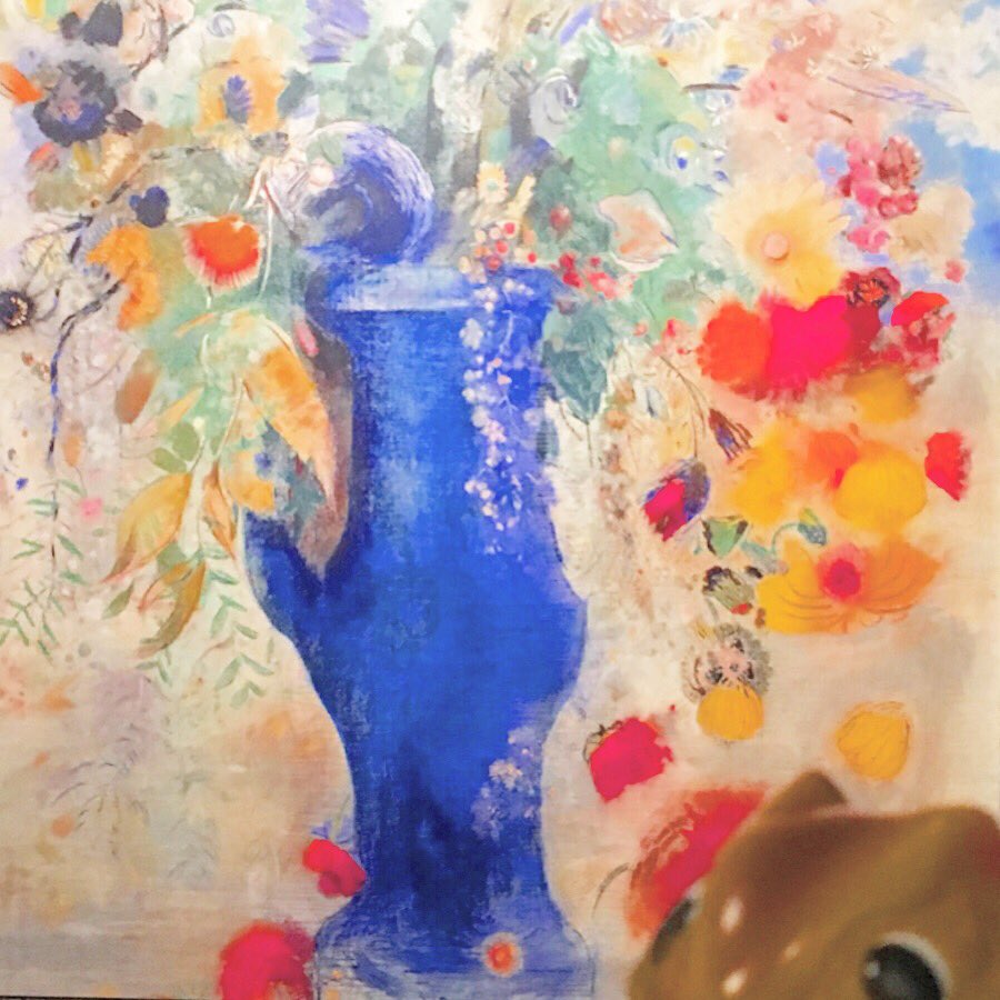 #三菱一号美術館 #ルドン秘密の花園 を観てきました。城館の装飾 #グランブーケ を始めとした壁画の数々、 #悪の華 の #三菱一号美術館 #ルドン秘密の花園 を観てきました。城館の装飾 #グランブーケ を始めとした壁画の数々、 #悪の華 の