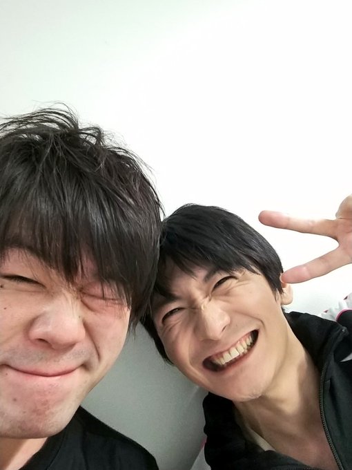 今日は禎丞が来てくれたよー!!ありがとよしつぐー!!✨ #ヘロQ #無限の住人 今日は禎丞が来てくれたよー!!ありがとよしつぐー!!✨ #ヘロQ #無限の住人