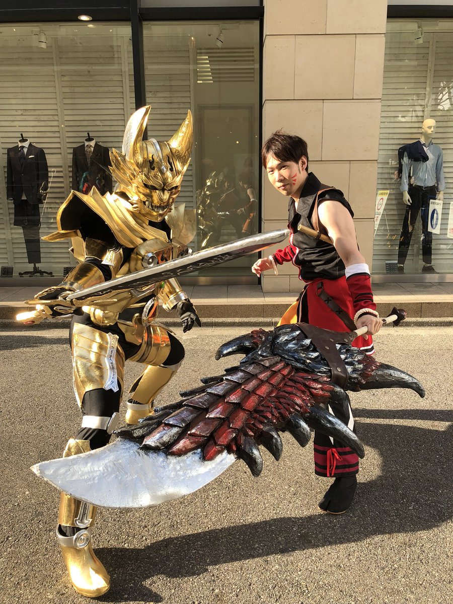 ひときわ輝いてました!黄金の騎士かっこよすぎ❤️牙狼() ひときわ輝いてました!黄金の騎士かっこよすぎ❤️牙狼()