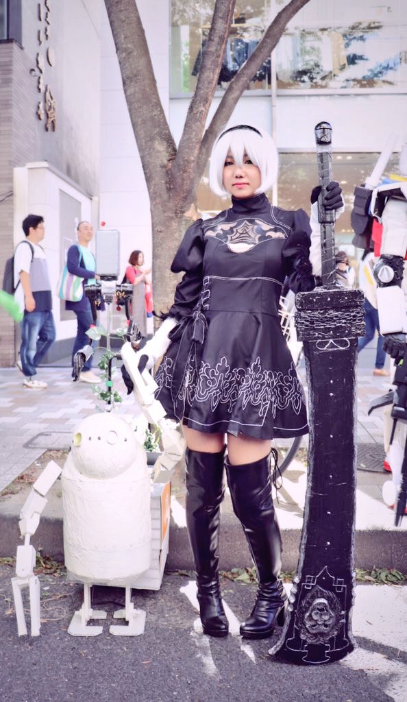 ニーアオートマタ 2Bハクメイとミコチ撮影:リリアン()さん撮影ありがとうございました!#ホココス2018 ニーアオートマタ 2Bハクメイとミコチ撮影:リリアン()さん撮影ありがとうございました!#ホココス2018