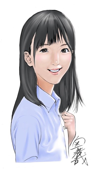 「GANTZ」「いぬやしき」の奥浩哉さんに笑子役をイメージした駒井蓮さんのイラストを描き下ろして頂きました‼️漫画のヒロ 「GANTZ」「いぬやしき」の奥浩哉さんに笑子役をイメージした駒井蓮さんのイラストを描き下ろして頂きました‼️漫画のヒロ
