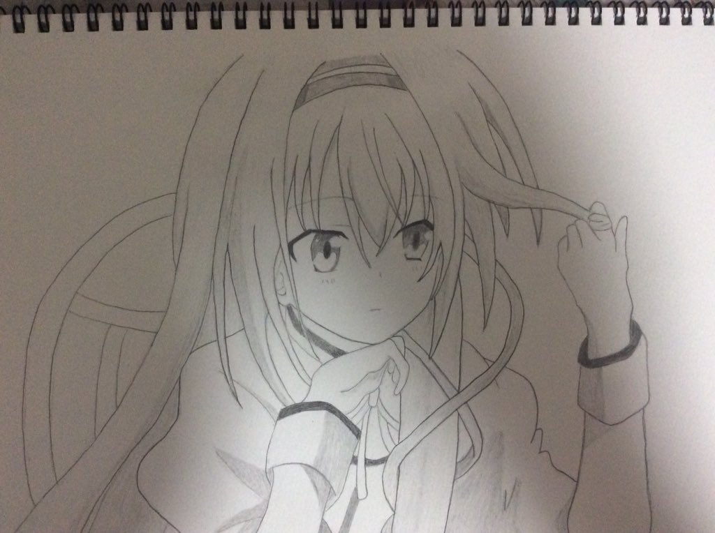 レポート疲れたからお絵描きしてた。。(精霊使いの剣舞:リンスレット) レポート疲れたからお絵描きしてた。。(精霊使いの剣舞:リンスレット)