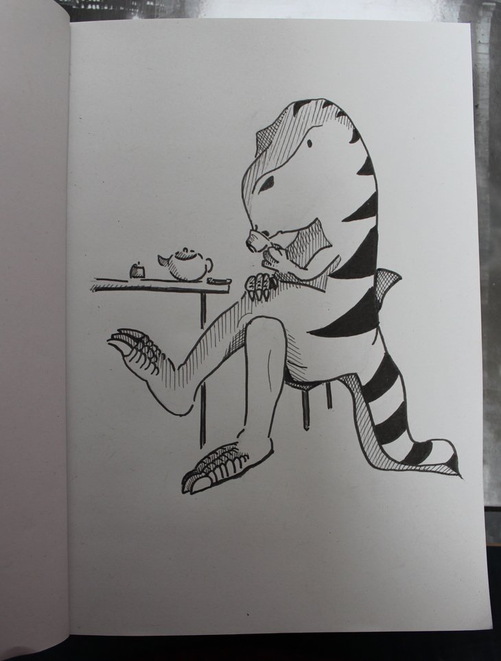 RT @hitRECord: Tea-Rex ☕  https://t.co/GuKIKqLonL https://t.co/WRd93IKk7O