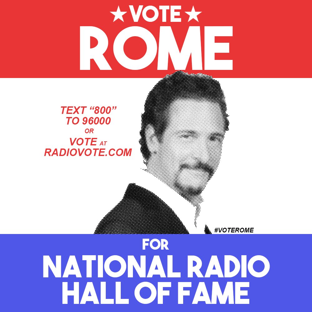 RT @jimrome: Polls are open now! Vote online AND through text. You can vote TWICE. Appreciate the support. https://t.co/yxoMLn2EST