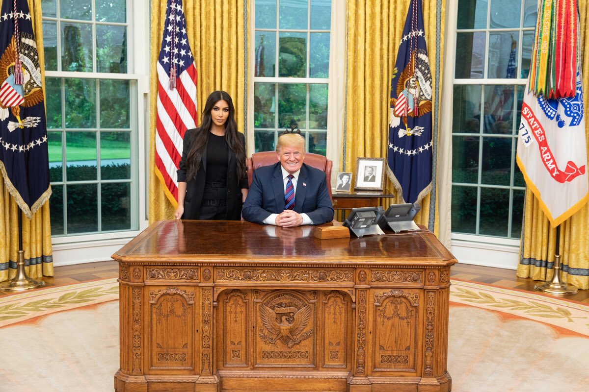 RT @realDonaldTrump: Great meeting with @KimKardashian today, talked about prison reform and sentencing. https://t.co/uOy4UJ41JF