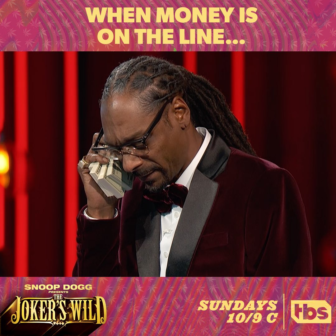 RT @michaelstrahan: Tonight!  Check out an all new @JokersWildTBS with my man @SnoopDogg!  @TBSNetwork #jokerswild https://t.co/uPI98lBwIc
