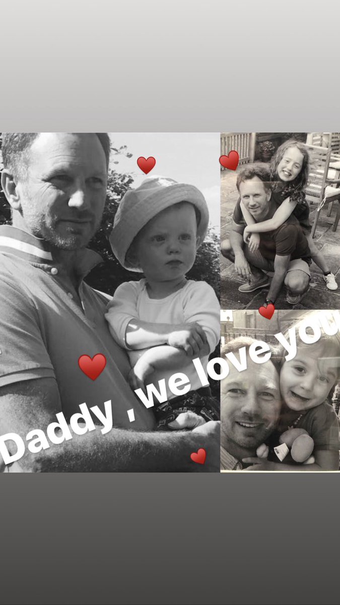 #happyfathersday we love you , you’re a great daddy @christianhornerofficial ♥️ https://t.co/qJBQwXUrXf