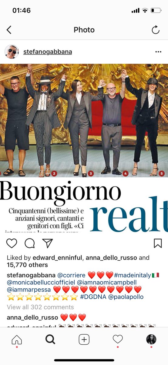 #Bravo ⁦@dolcegabbana⁩ #Stefano Gabanna & Domenico Dolce ???????????????????????????????????? https://t.co/zjWg5cyvoq