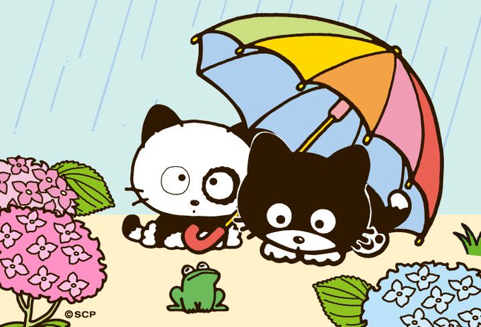 雨は止まないけど、紫陽花の下にカエルを見つけたよ。 #タマアンドフレンズ #うちのタマ知りませんか 雨は止まないけど、紫陽花の下にカエルを見つけたよ。 #タマアンドフレンズ #うちのタマ知りませんか