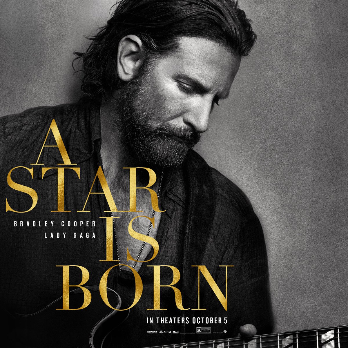 RT @starisbornmovie: Bradley Cooper. #AStarIsBorn https://t.co/JMAhnjpxGL