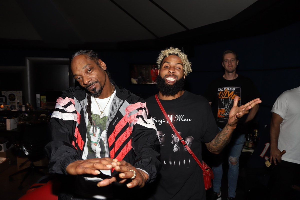 My guy @OBJ_3 chillin at the @youtubetv watch party for the #nbafinals ???? thanks for comin thru ???????? #YTsponsored https://t.co/OjnaW7iaqZ