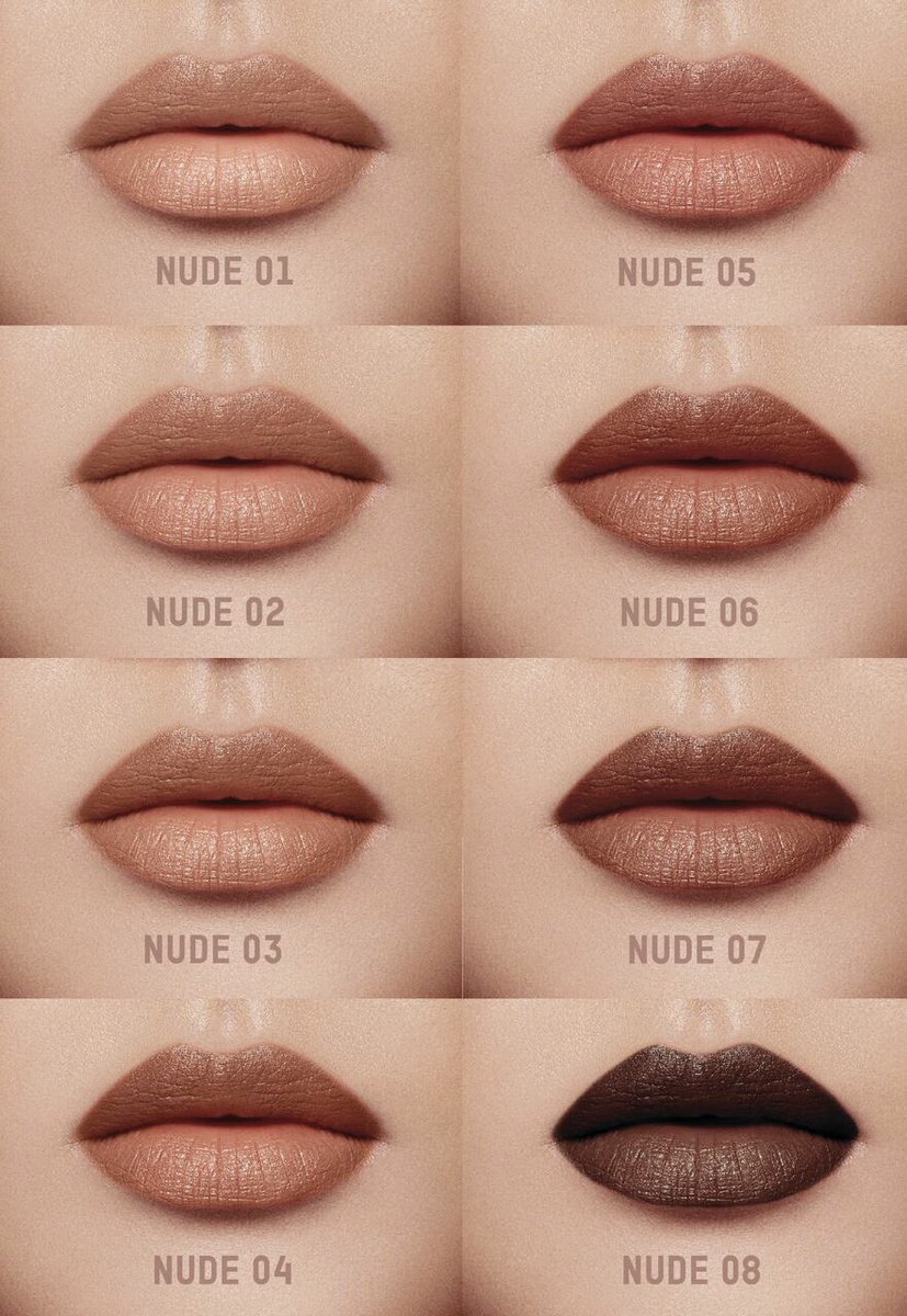 8 Nude Lipsticks & 3 Nude Lip Liners launch tomorrow, 6/8 at 12PM PST at https://t.co/PoBZ3bhjs8 https://t.co/RItXnKQp7V