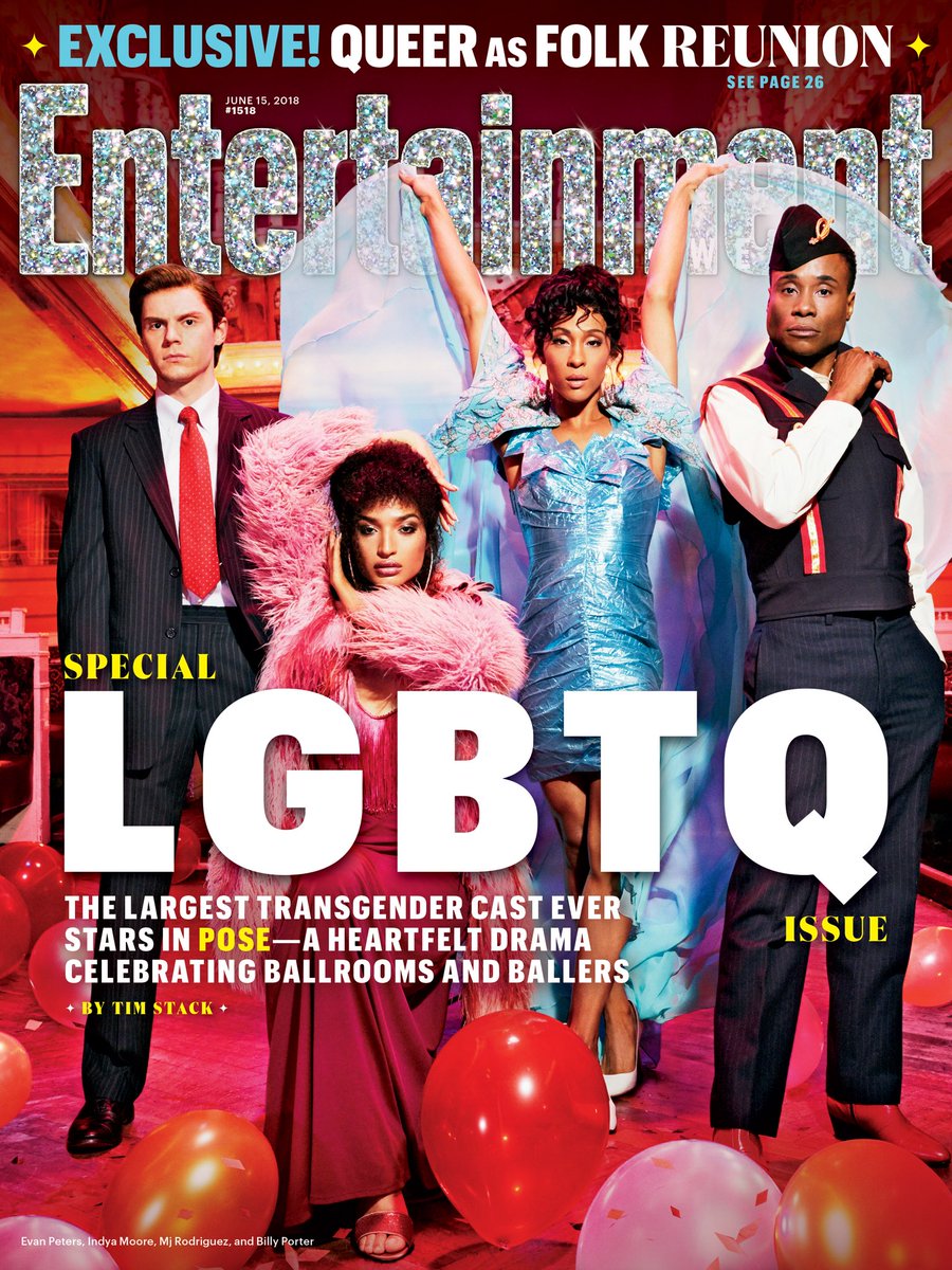 @PoseOnFX is not a show that comes at you softly... 🏳️‍🌈 Thanks @EW for recognizing this incredible cast. #Pride 