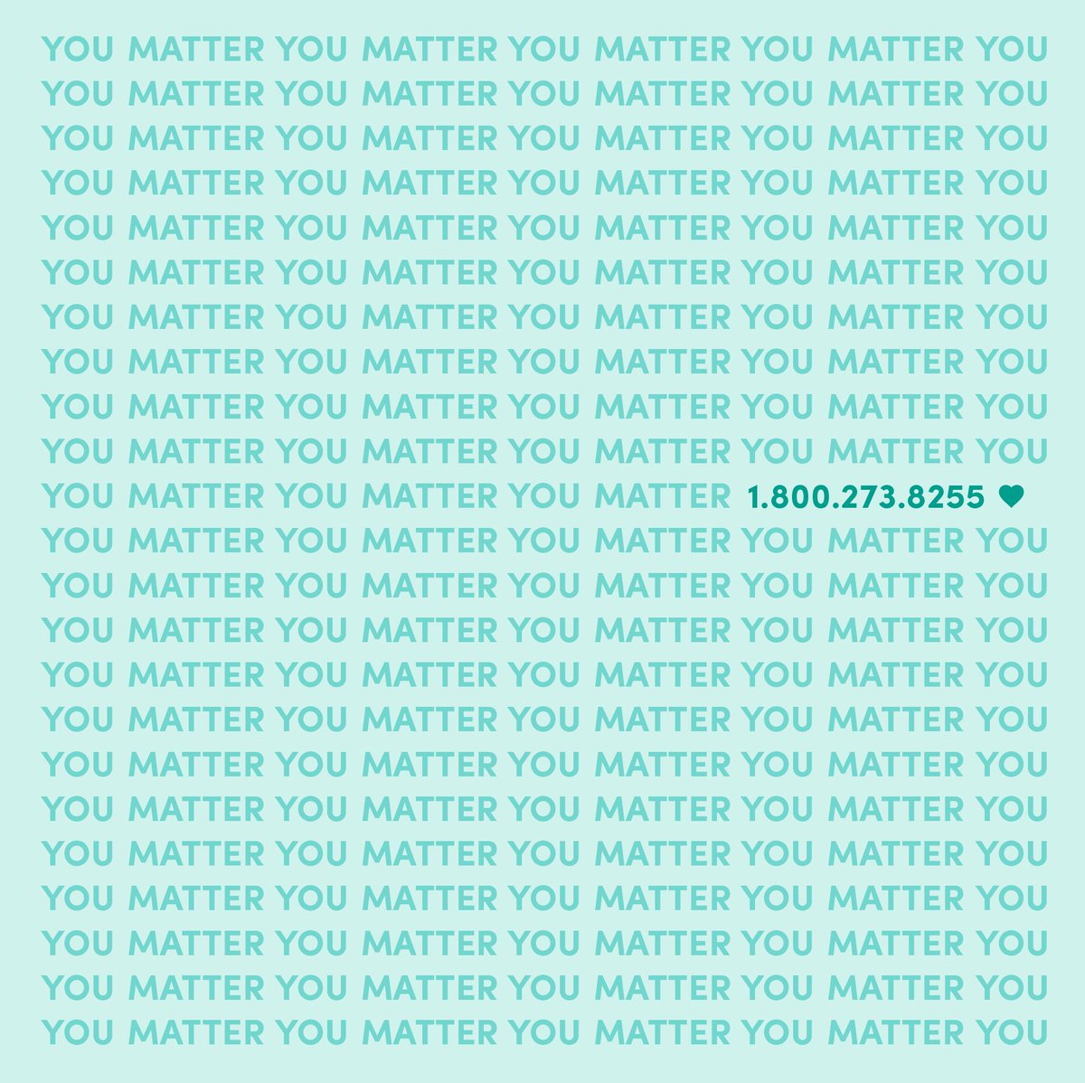 RT @hellosunshine: You matter. https://t.co/avtZefnpE0
