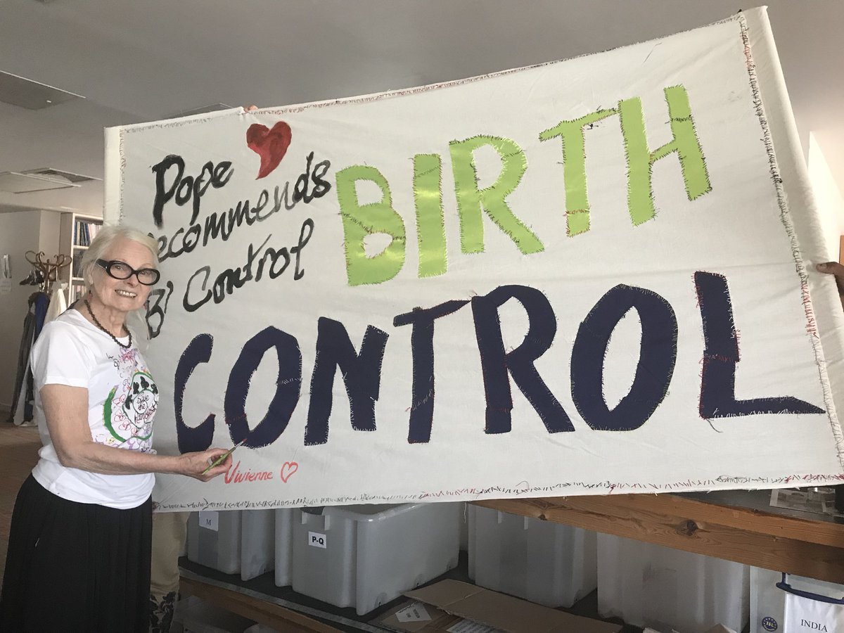 RT @FollowWestwood: “Birth Control = Control over your own life - Raises the status of women.”
-Vivienne Westwood https://t.co/omKGR7G18V