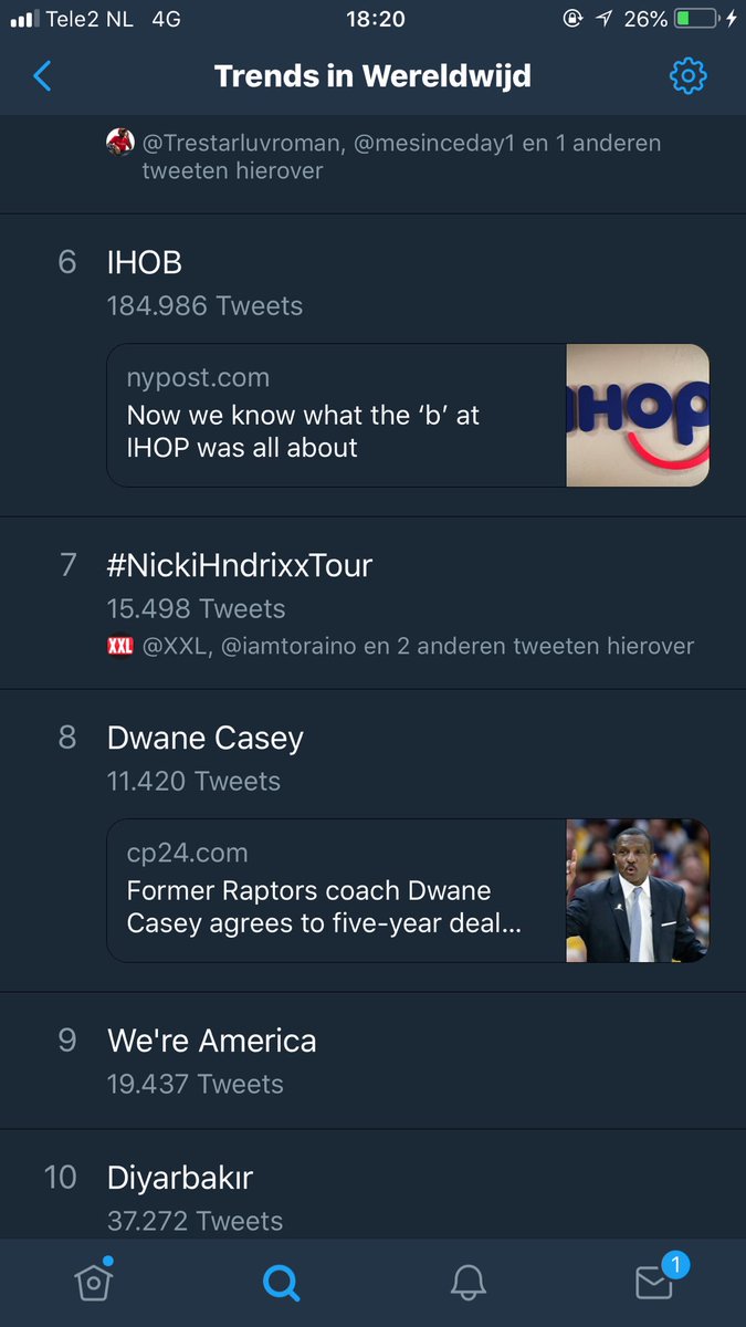 RT @RicardoMaraj: NUMBER 7 TRENDING WORLDWIDE #NickiHndrixxTour https://t.co/W3tZiY4jcG