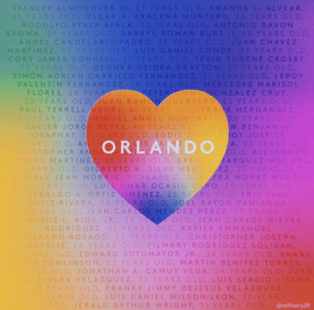 Love > Hate ???? We will not forget those we lost 2 years ago in Orlando ???? #OrlandoUnited https://t.co/aah5fCRrXp