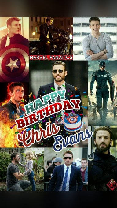 Chris Evans’s Birthday Celebration | HappyBday.to