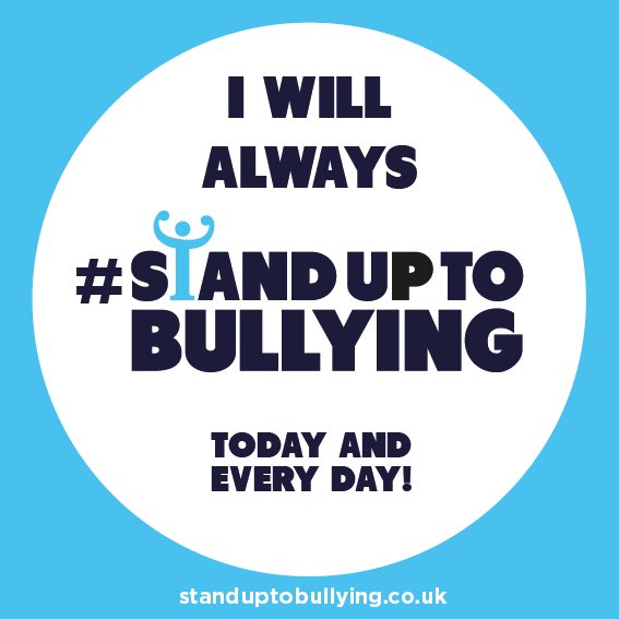 Today I am choosing to #StandUpToBullying. Get involved and share how you are standing up! https://t.co/l9WBbg9N9M