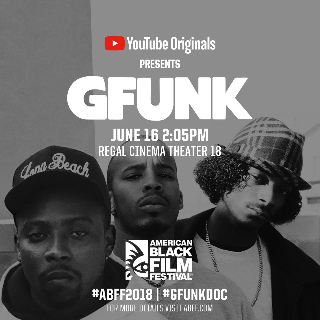 Miami go check the G Funk screening Sat at #ABFF2018 ???????? #GFunkDoc comin out this July on @YouTube https://t.co/86FwwPw9Rc