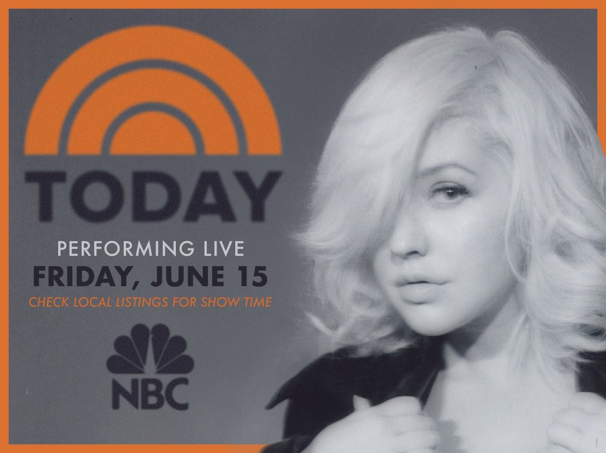 All my fighters in NYC I can’t wait to see you at the @TODAYshow at Rockefeller Center ☺️☀️ #ChristinaTODAY https://t.co/RfO3ex9z4t