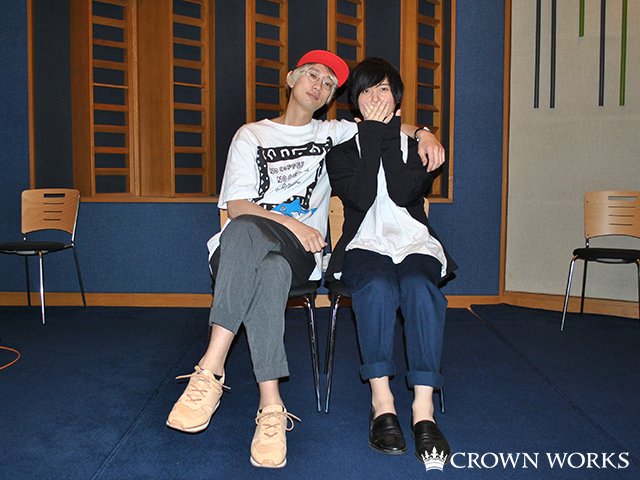 Blドラマcdのインタビューを受けた江口拓也さんと斉藤壮馬さんの写真が完全にカップル にじめん