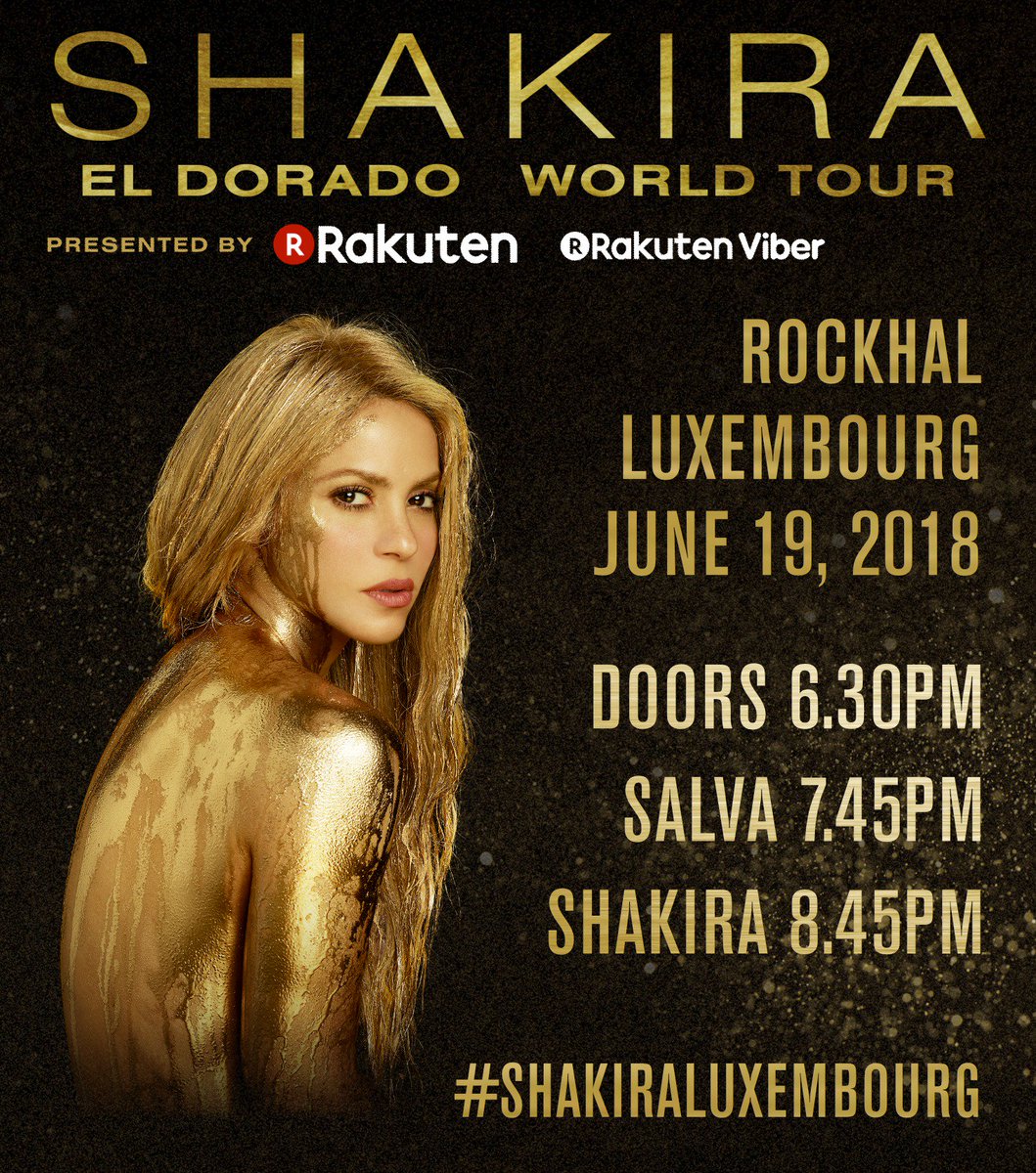 Hello ????????! Here are tonight's #ShakiraLuxembourg timings! ShakHQ https://t.co/Gr0dn3KFdB