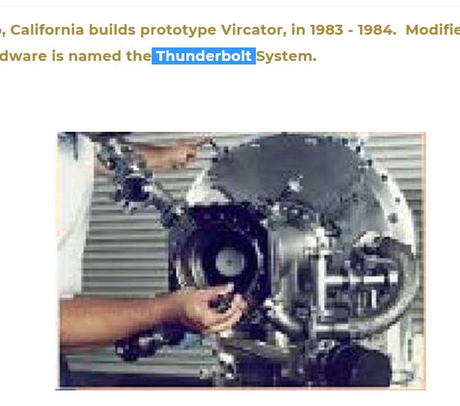 これは米国の兵器メーカーが開発した衛星搭載の電磁波砲(1983~84の)プロトタイプ(原型)で、最終的に「サンダーボルト これは米国の兵器メーカーが開発した衛星搭載の電磁波砲(1983~84の)プロトタイプ(原型)で、最終的に「サンダーボルト