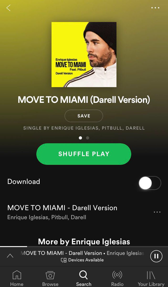 Check out #MOVETOMIAMI (Darell Version) in New Music Friday Latin!! Thanks @Spotify. https://t.co/9LSrkzq7nc https://t.co/BbdRoF3MXH