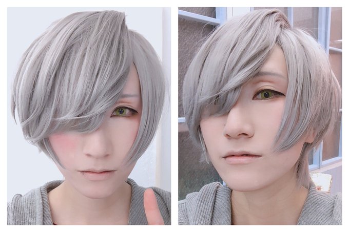【コス写:メイキング】A3!の密ウィッグでやったつむじ移植。口頭で説明してもうまく伝わらなかったらしいので、メイキング作 【コス写:メイキング】A3!の密ウィッグでやったつむじ移植。口頭で説明してもうまく伝わらなかったらしいので、メイキング作