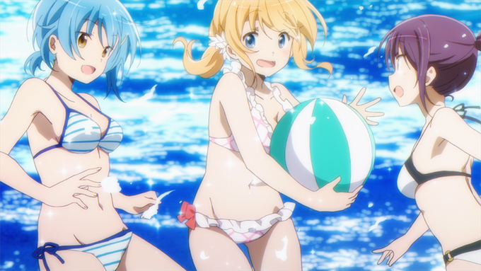 本日は #ビキニの日 とのことですので、第5話より海辺のこみっくがーるず達をお届けします!(ひとりだけビキニじゃない人が 本日は #ビキニの日 とのことですので、第5話より海辺のこみっくがーるず達をお届けします!(ひとりだけビキニじゃない人が