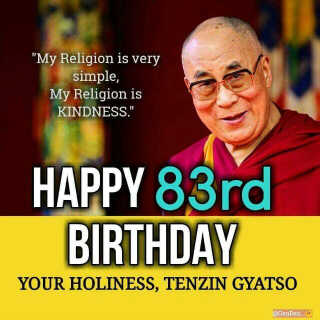 Dalai Lama's Birthday Celebration HappyBday.to
