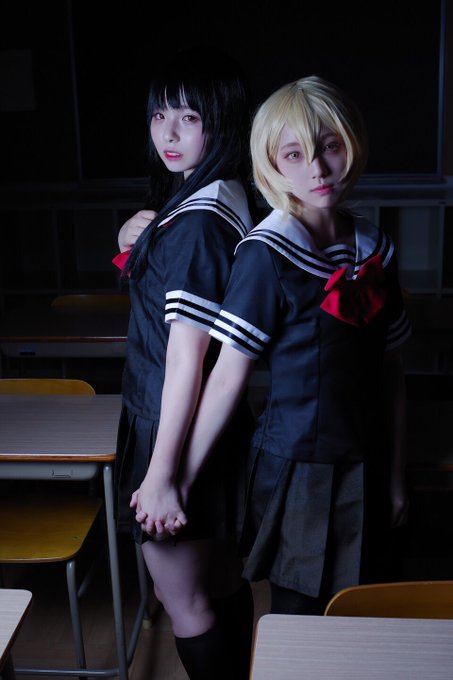 【魔法少女サイト コスプレ】「 私たちは 不幸じゃない 」奴村露乃 まろ 朝霧彩 小雨Photo るる さん 【魔法少女サイト コスプレ】「 私たちは 不幸じゃない 」奴村露乃 まろ 朝霧彩 小雨Photo るる さん