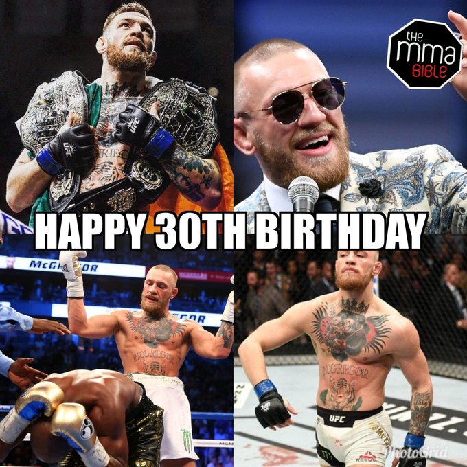 Conor Mcgregor's Birthday Celebration HappyBday.to