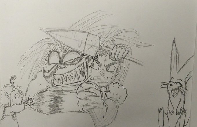 コミカルでワイワイしたものが描きたくて~うしおととらは当然として、まずはカワイイどころと思ってイヅナ、キジムンの話もめち コミカルでワイワイしたものが描きたくて~うしおととらは当然として、まずはカワイイどころと思ってイヅナ、キジムンの話もめち