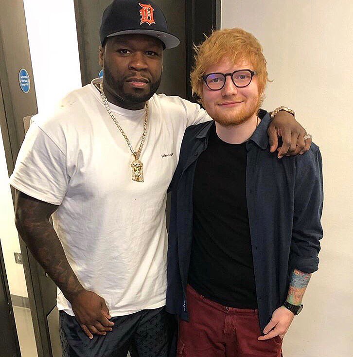 Look who I ran into Ed Sheeran you know the vibes????get the strap #lecheminduroi https://t.co/8DGdIebGot