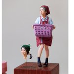 バイトJKさん1/20スケール版の彩色見本ですっ!!
~えんじ色パターン(ユウキさんバージョン)~
1/20スケールはちっこい顔を塗るのが難しいですが、ちいさ可愛い絶妙なサイズ感!コレクションしたくなるスケールであります♪
#wf2018s https://t.co/jl6apHdbSX