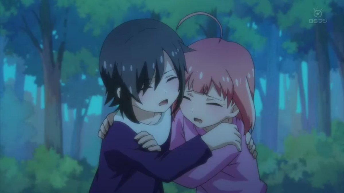 まさか百合アニメだった…のか?#magicalgirl_ore #魔法少女俺 #bsfuji まさか百合アニメだった…のか?#magicalgirl_ore #魔法少女俺 #bsfuji