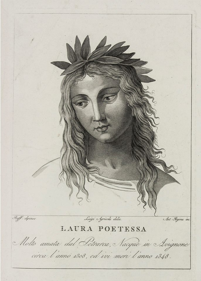 Forum Rare Books on Twitter: "#Poet #scholar, father of #Renaissance and #Humanism Francesco #Petrarca died #otd 1374. Depicted here his #muse #Laura, subject of many of his #sonnets. #portrait found in this #