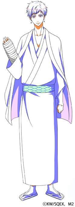 【アニメ設定】隠世の三権神の1人、立法(CV:諏訪部順一さん)。どうやら手を怪我しているようだが…その原因は???2期で 【アニメ設定】隠世の三権神の1人、立法(CV:諏訪部順一さん)。どうやら手を怪我しているようだが…その原因は???2期で