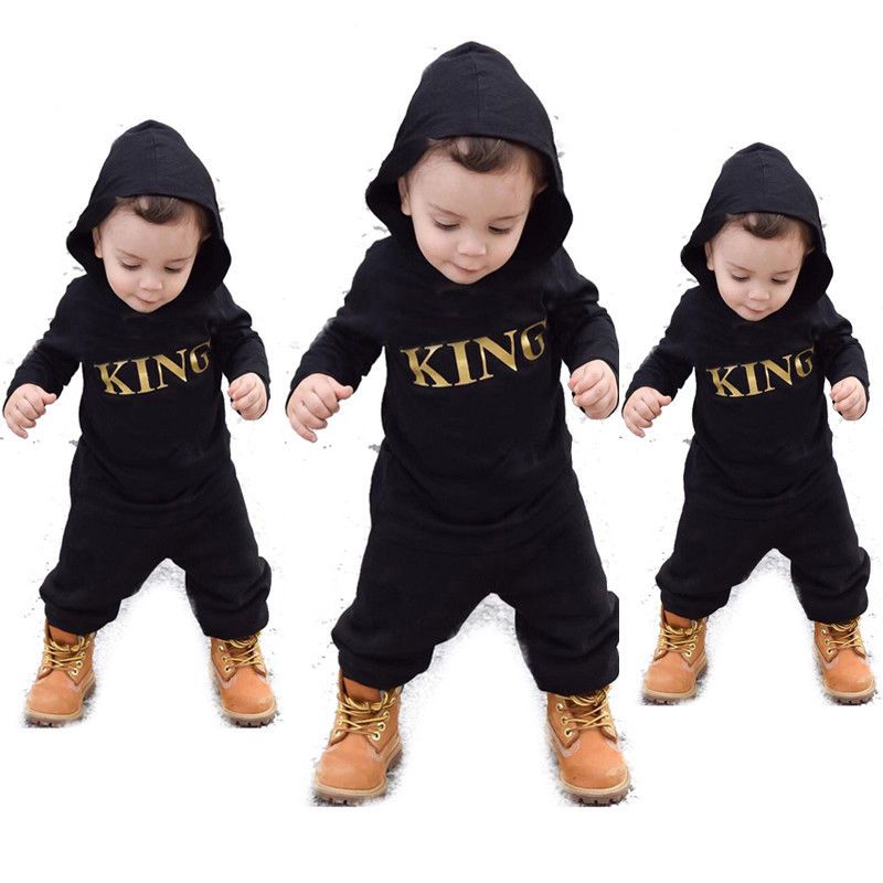 US Newborn Infant Baby Boy Kid King Romper Jumpsuit Bodysuit Clothes...