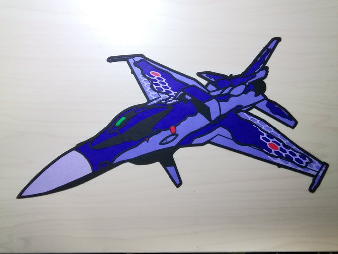 F-2A-ANM バイパーゼロの切り絵を作りました!!技MIXのプラモを撮影してそれを下絵にして作りました。ラベンダーパ F-2A-ANM バイパーゼロの切り絵を作りました!!技MIXのプラモを撮影してそれを下絵にして作りました。ラベンダーパ