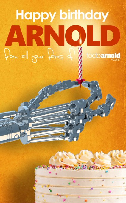 Arnold Schwarzenegger's Birthday Celebration | HappyBday.to