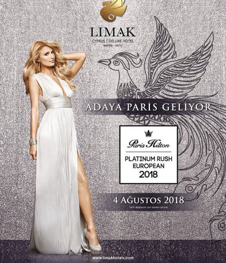 Hey #Turkey & #NorthCyprus! Can’t wait to see you all at my #PlatinumRush Party at @LimakCyprus tomorrow! https://t.co/xfV4VMYS1Y