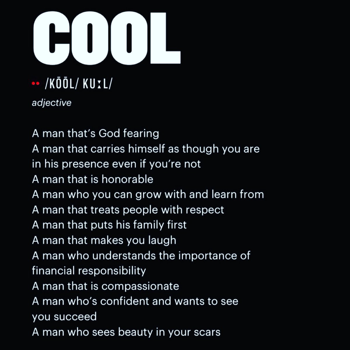 Cool is in the eye of the beholder. What are some qualities you see as COOL? #LevelUp https://t.co/e8wDWt03JJ