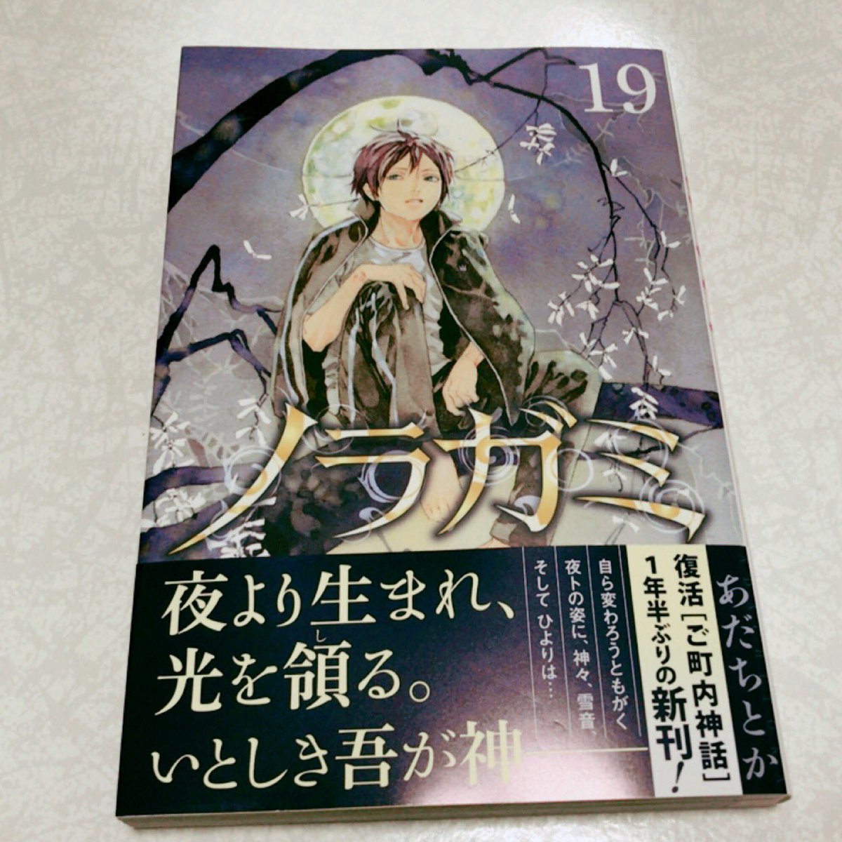 ノラガミ19巻とてもとても待ってました…!あだちとか先生復活してくれてありがとうございます🙏 ノラガミ19巻とてもとても待ってました…!あだちとか先生復活してくれてありがとうございます🙏