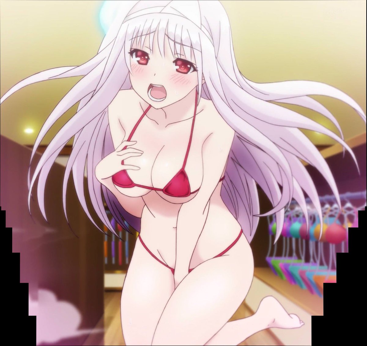マイクロビキニ湯ノ花幽奈さん #yuragisou #yuragisou_anime マイクロビキニ湯ノ花幽奈さん #yuragisou #yuragisou_anime