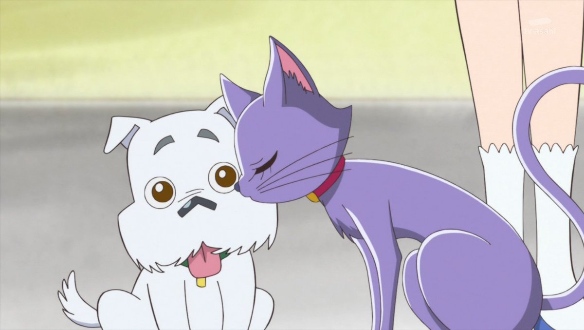 ハグプリ初のキスシーンの脇で告白しとる百合カップルがおる #precure ハグプリ初のキスシーンの脇で告白しとる百合カップルがおる #precure